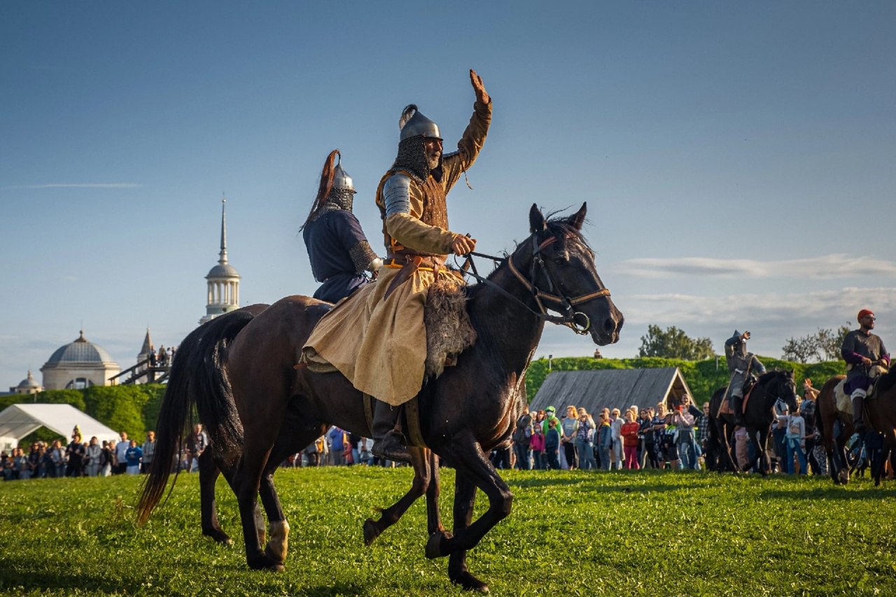 Реконструкция конного похода Александра Невского